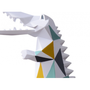 现代北欧动物鳄鱼轻奢创意摆件房间玩具装饰品家庭儿童工艺品摆设