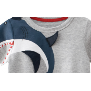 2022新款儿童短袖T恤衫批发 27kids韩版童装男童宝宝衣服