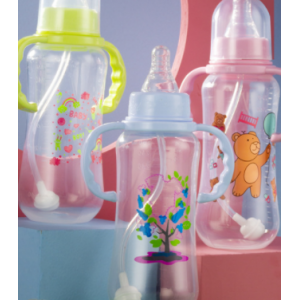 批发280ml婴儿用品塑料奶瓶母婴用品儿童奶瓶宝宝PP标口奶瓶