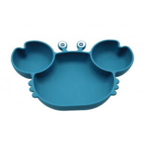 儿童硅胶餐具分格餐盘三件套母婴辅食训练吸盘碗宝宝餐具套装批发