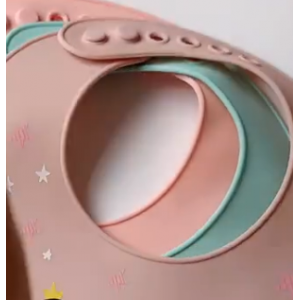 ins食品级硅胶围兜婴儿食饭兜宝宝口水围嘴防水防脏儿童口水兜夏