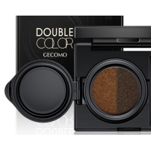 双色雾感气垫眉膏 液体眉笔染眉膏眉粉 持久防水不脱妆美妆