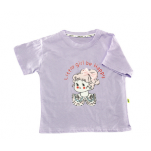 儿童宽松T恤纯棉春夏季新款宝宝卡通短袖韩版上衣童装四色女童t恤