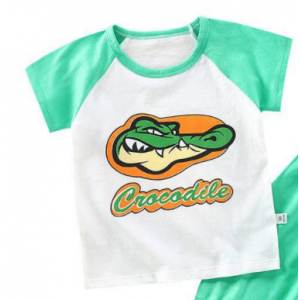 夏季儿童棉短袖套装中小童半袖短裤男童女童装夏装宝宝T恤0 -7岁