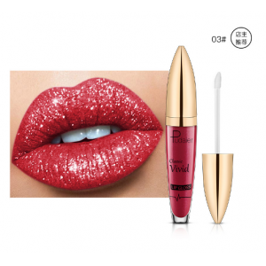 跨境爆款Pudaier哑光珠光唇彩不沾杯唇釉显色液体口红唇蜜批发