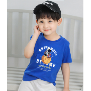 潮童新款短袖男童透气纯棉童装中大童小童半袖T恤衫现货